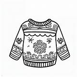 Sweater Black And White Clipart sketch template