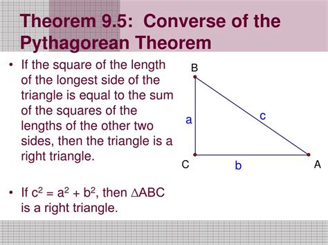 PPT - The Converse of the Pythagorean Theorem PowerPoint Presentation ...