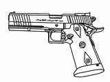 Pistol Coloring Pages  Kids sketch template