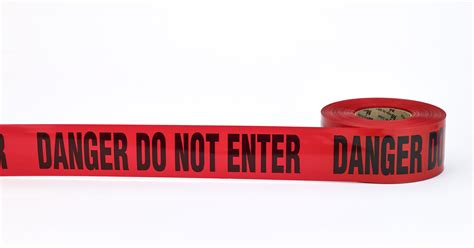 3Mil Barricade Tape, "Do Not Enter", 3" x 1000', Red (Pack of 10) - Walmart.com - Walmart.com