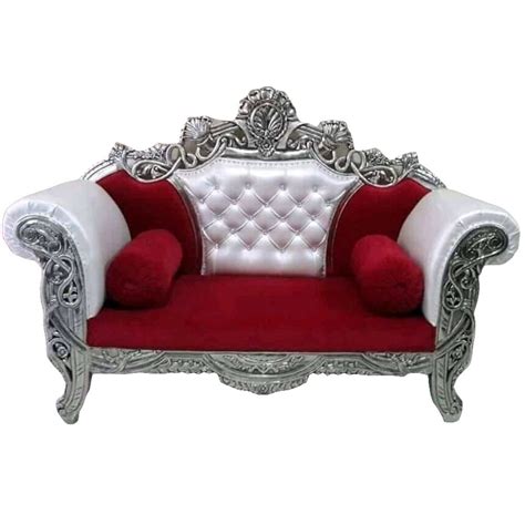 2 Seater Rectangular Designer Cushion Sofa Set at Rs 12000/set in ...