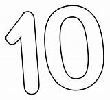 Number 10 Coloring Pages  Free Printable For Kids sketch template