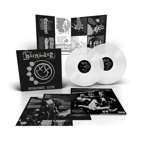 Blink 182 - Greatest Hits (Clear) 2XLP Vinyl