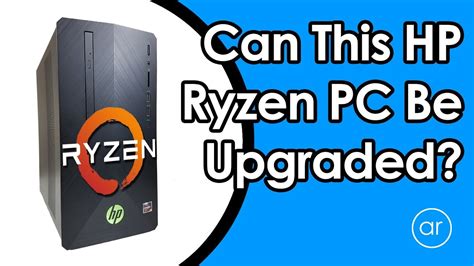 How to Open and Upgrade a Ryzen-Based HP Pavilion Gaming Desktop - YouTube