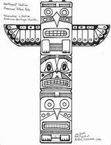 Free Printable Totem Pole Coloring Pages For Kids  Native American sketch template