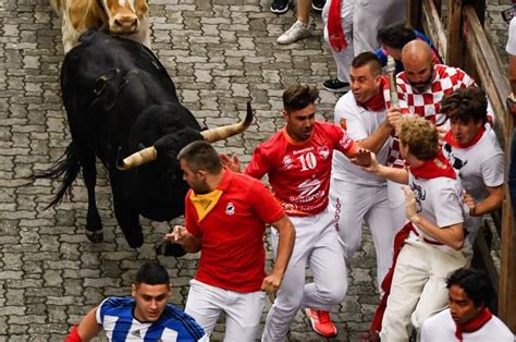 Six hurt in first bull run of Spain's 2023 San Fermín festival - The Local