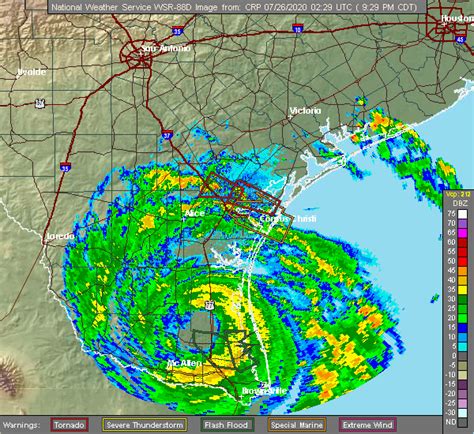 Interactive Hail Maps - Hail Map for Aransas Pass, TX