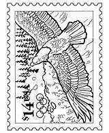 Postage Stamp Coloring Page Pages sketch template