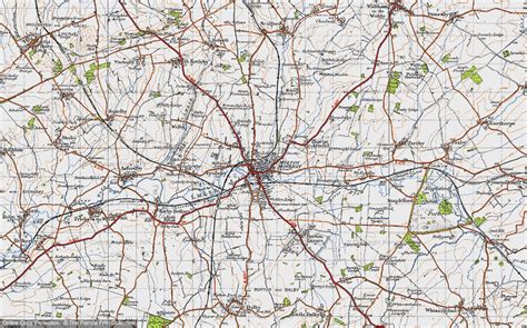 Historic Ordnance Survey Map of Melton Mowbray, 1946