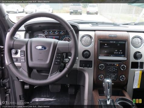 Black Interior Dashboard for the 2014 Ford F150 Lariat SuperCrew 4x4 ...