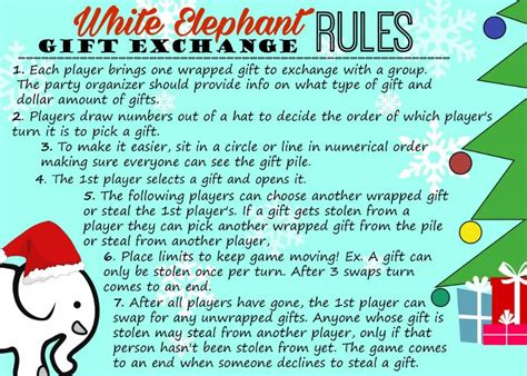 Gift Exchange Rules, Christmas Gift Exchange Games, Family Christmas ...