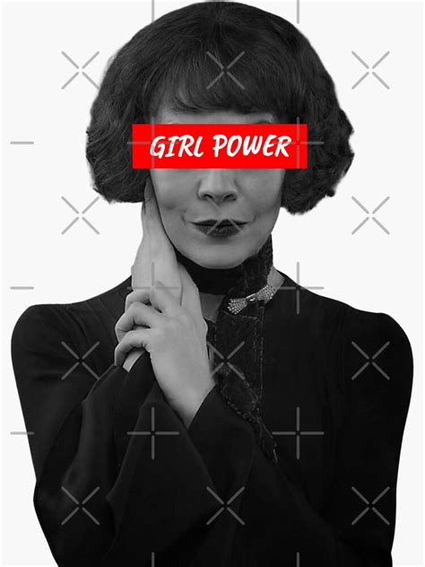 "Polly Gray Girl Power" Sticker by eosstore | Redbubble