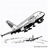 A380 Airplane Coloring Pages  Free & Printable sketch template