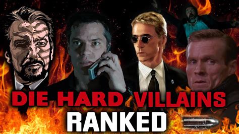 Die Hard Villans Ranked - YouTube