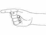 Pointing coloring Page  ColouringPages sketch template