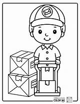 27 Mail Carrier Coloring Pages Free PDF Printables  Simply Love sketch template