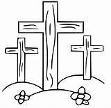 Easter Cross Coloring Pages  Free Printable For Kids sketch template