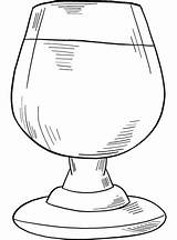 Glass Of Alcoholic Drink coloring Page  Free Printable Coloring Pages sketch template
