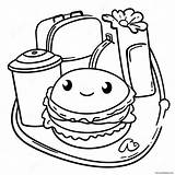 School Lunch Coloring Page 48143 38053 sketch template
