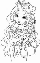 Coloriages Filles Sketch Coloring Page sketch template