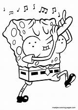 SpongeBob SquarePants coloring Page sketch template