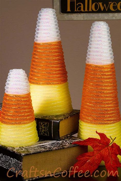 Candy Corn Decor Ideas For This Halloween | Candy corn crafts, Candy ...