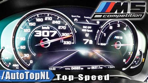 Watch BMW M5 Competition accelerate like a supercar to top speed
