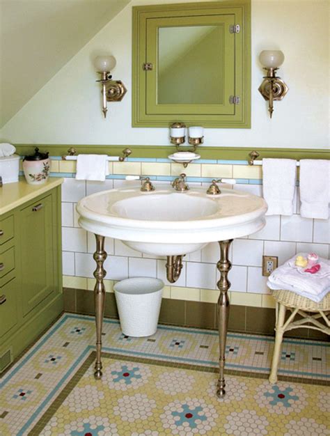 Mosaic Floor Tile Patterns for Baths - Today's Homeowner | Bathroom ...