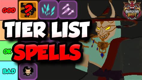 DUNGEON QUEST SPELLS TIER LIST | NEW META ? | YOKAI PEAK - YouTube