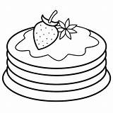 Pancakes And Strawberries Outline coloring Book Page Line art drawing  sketch template