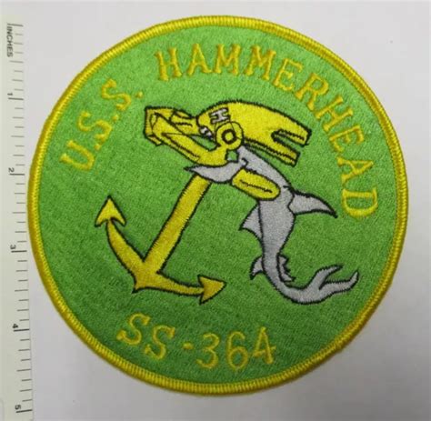 USS HAMMERHEAD SS-364 US NAVY SUBMARINE PATCH Japanese Made Vintage Original $75.00 - PicClick