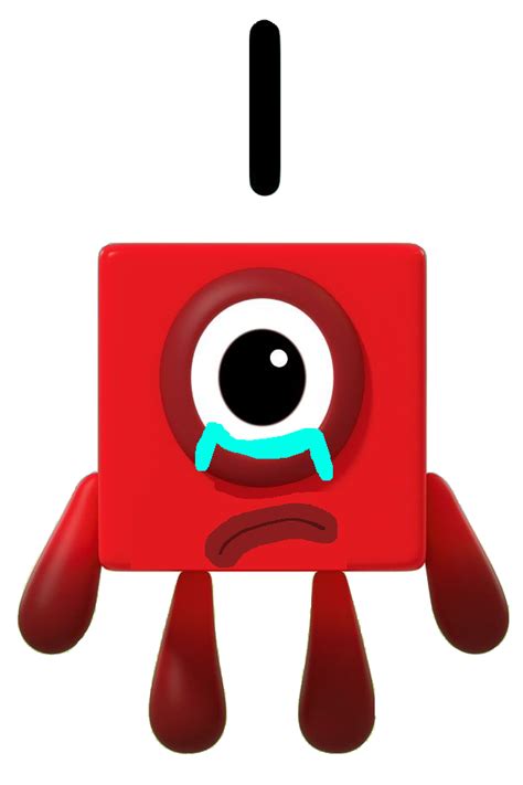 Sad Numberblock One by alexiscurry on DeviantArt