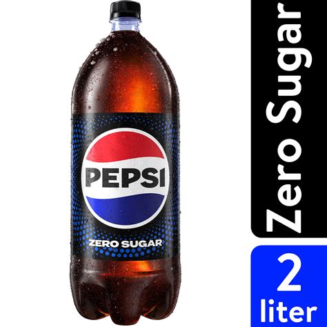 Pepsi Cola Zero Sugar Soda Pop, 2 Liter Bottle - Walmart.com