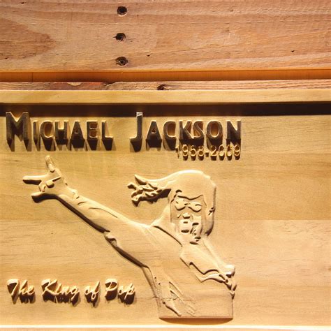 Michael Jackson 1958-2009 Wood Sign - neon sign - LED sign - shop - What's your sign?