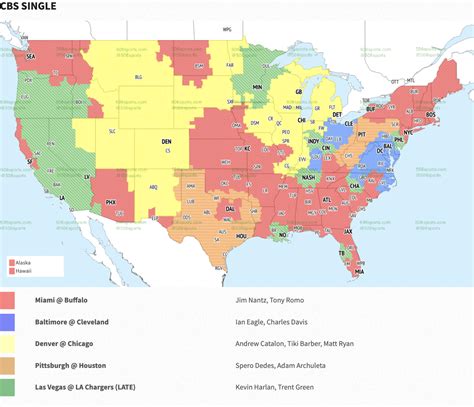 2023 NFL Coverage Maps: Week 4 - Detroit Sports Nation