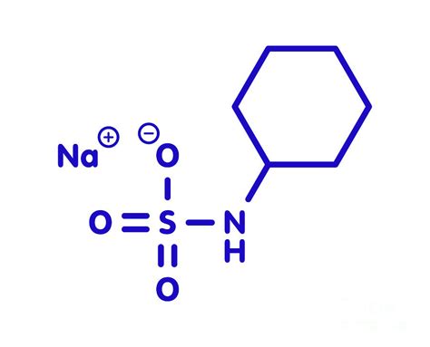 Sodium Cyclamate Artificial Sweetener Molecule Photograph by Molekuul ...