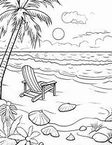 Tropical Tree Coloring Pages sketch template