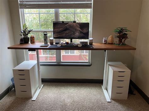 How to Make an IKEA Hack Standing Desk | Josh Medeski | Home office ...