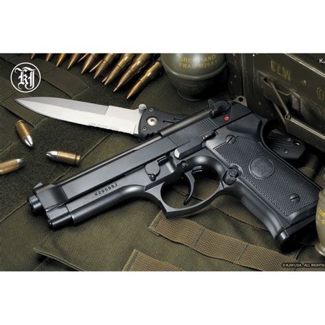 KJW ASG Beretta M9, Full Metal, Airsoft pistol