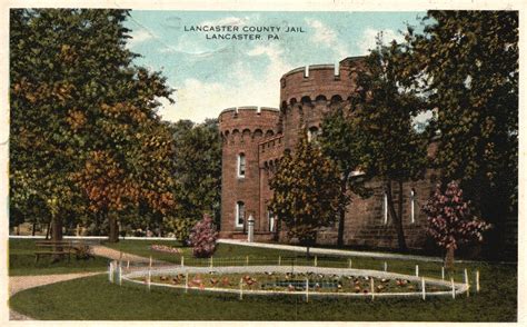 Vintage Postcard 1919 Lancaster County Jail Building Lancaster ...