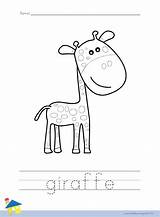 Giraffe Coloring Worksheet – The Learning Site sketch template