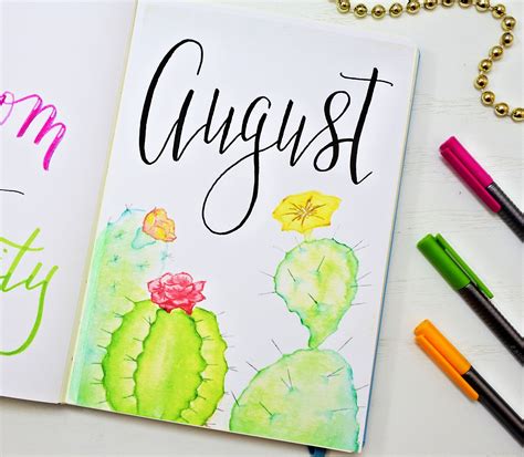 Printable August Setup 2019 ⋆ Sheena of the Journal