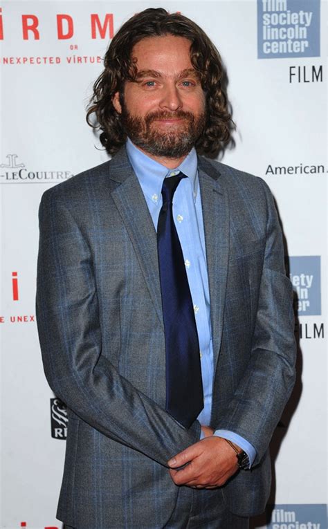 Zach Galifianakis Debuts New Look at 'Birdman' Premiere - GreekReporter.com