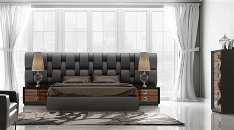 Contemporary Luxury Bedroom Set with Designer Long Exclusive Bed Aurora Colorado Franco-KL-112 ...