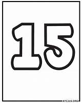 Free Number 15 Coloring Page Download Printable  ATC21S sketch template
