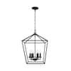 Home Decorators Collection Weyburn 6-Light Bronze Farmhouse Chandelier Light Fixture with Caged ...