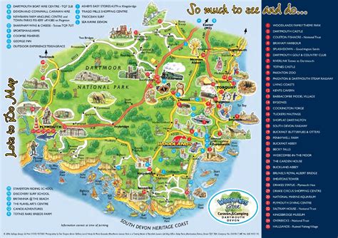 Map Of Devon Cliffs Caravan Park Layout