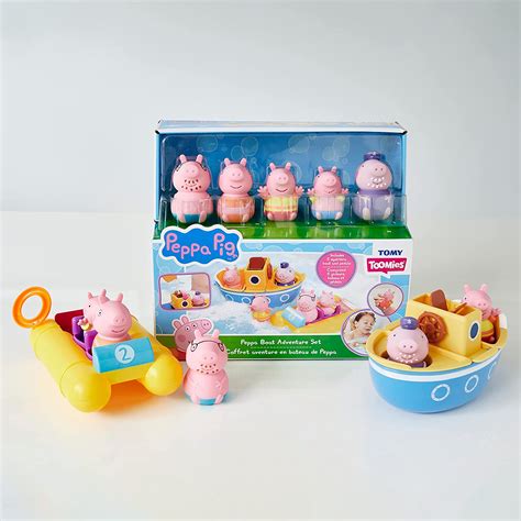 Buy Toomies Tomy Peppa Pig Bath Toys — Peppa’s Boat Adventure Bath Toy ...