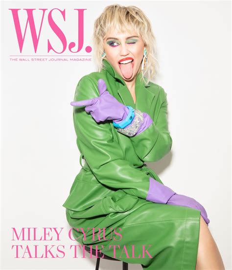 Miley Cyrus Styled Herself For Her WSJ. Magazine June Cover | POPSUGAR ...