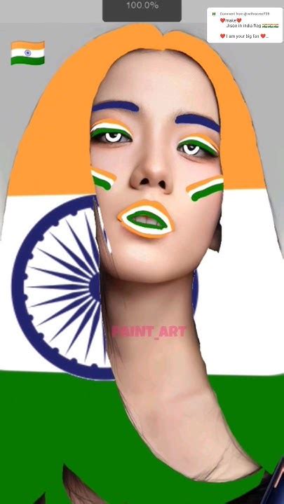 India flag colors hair on Jisoo(requested)#blackpink#ibispaintx #kpop#shots#jisoo#shortsviral# ...